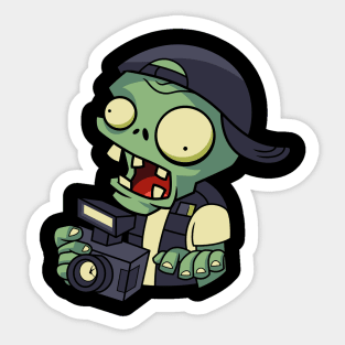 Photo Zombie Sticker